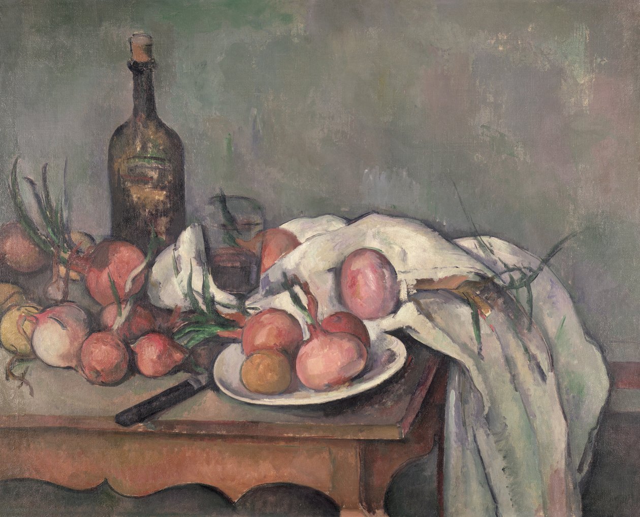 Naturaleza Muerta con Cebollas, c.1895 de Paul Cézanne