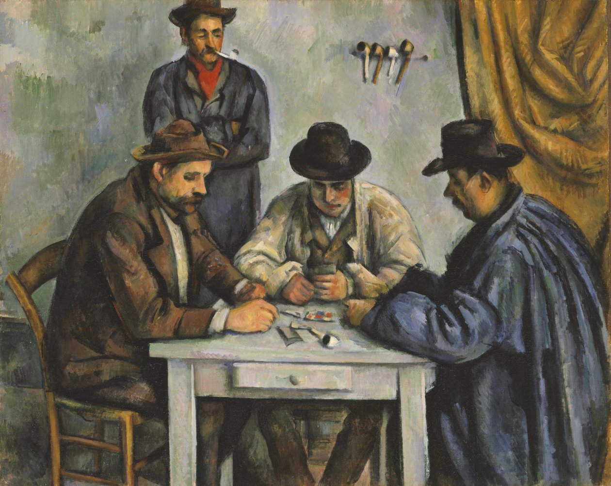 Los jugadores de cartas de Paul Cézanne