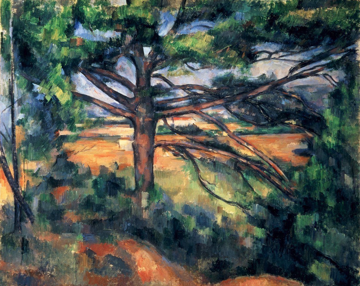 El gran pino, 1895-97 de Paul Cézanne