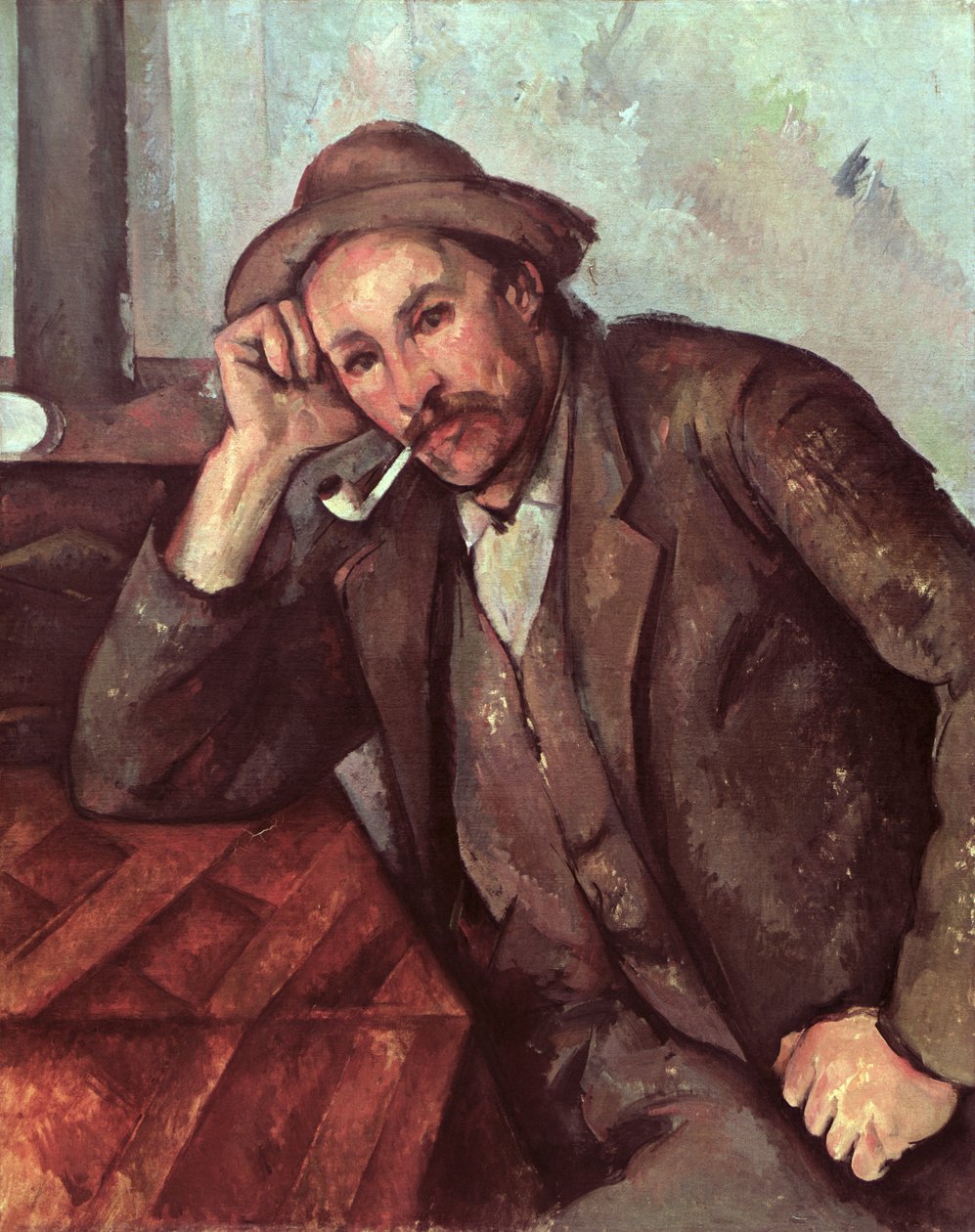 El fumador, 1891-92 de Paul Cézanne