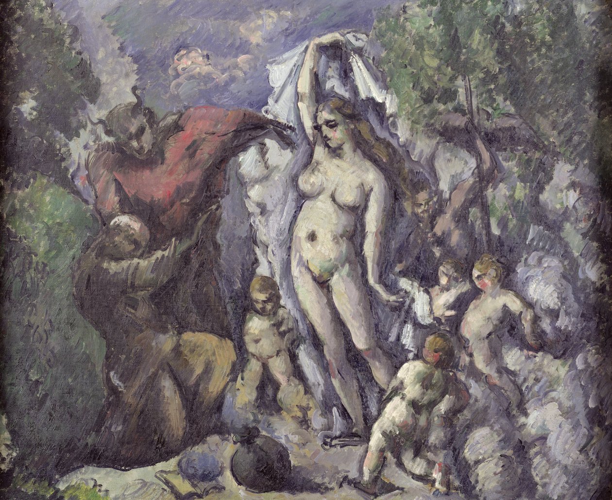 La tentación de San Antonio, c.1875 de Paul Cézanne
