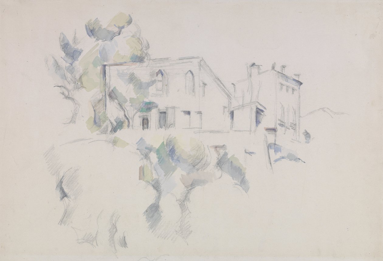 Vista del Château Noir de Paul Cézanne