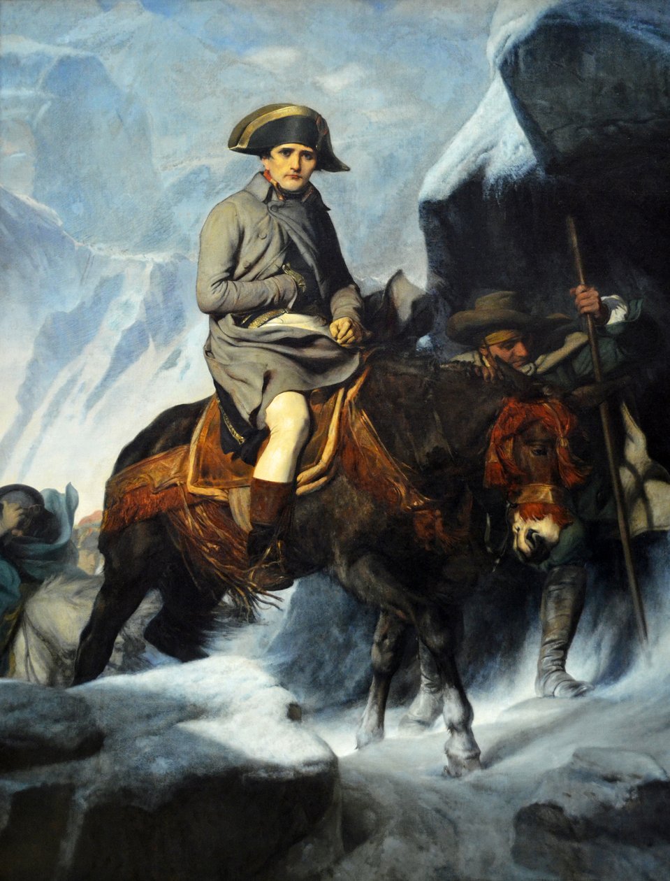 Bonaparte cruzando los Alpes de Paul Delaroche