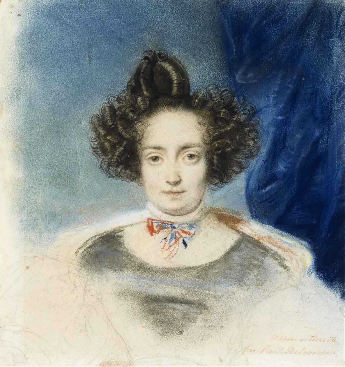 Retrato de Mme. de Therville de Paul Delaroche