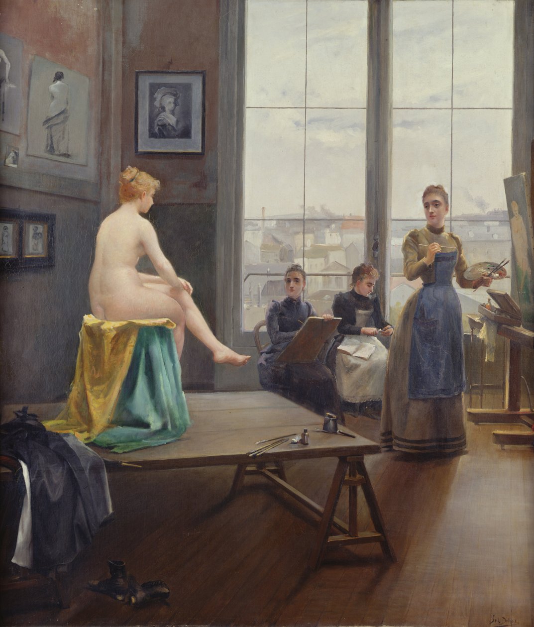 Estudio con mujeres jóvenes de Paul Duthoit