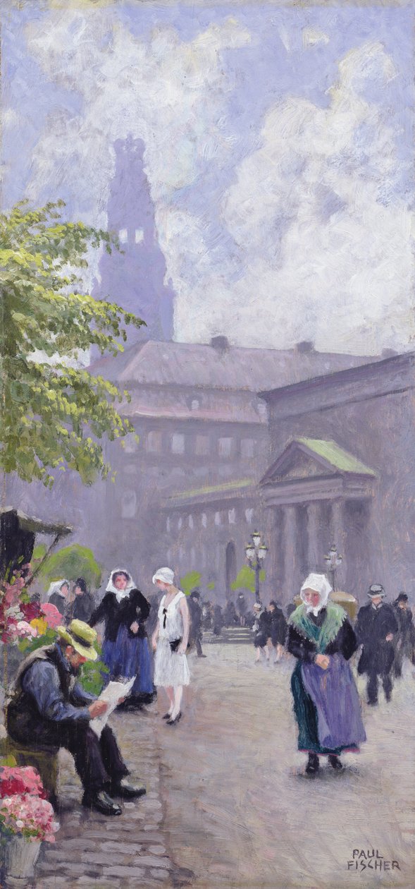 La Vendedora de Flores de Paul Fischer