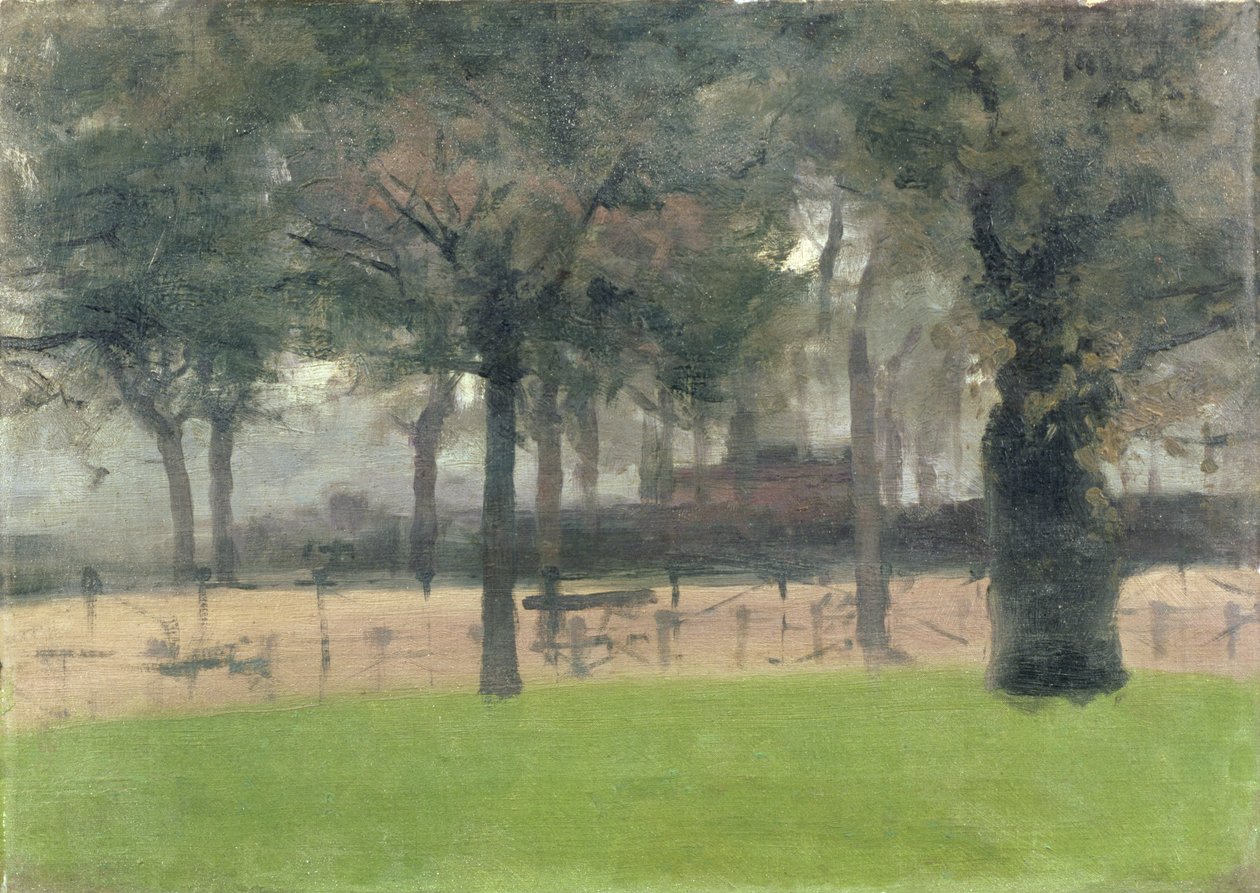 El Quiosco de Música en Hyde Park - Fin del Día de Paul Fordyce Maitland