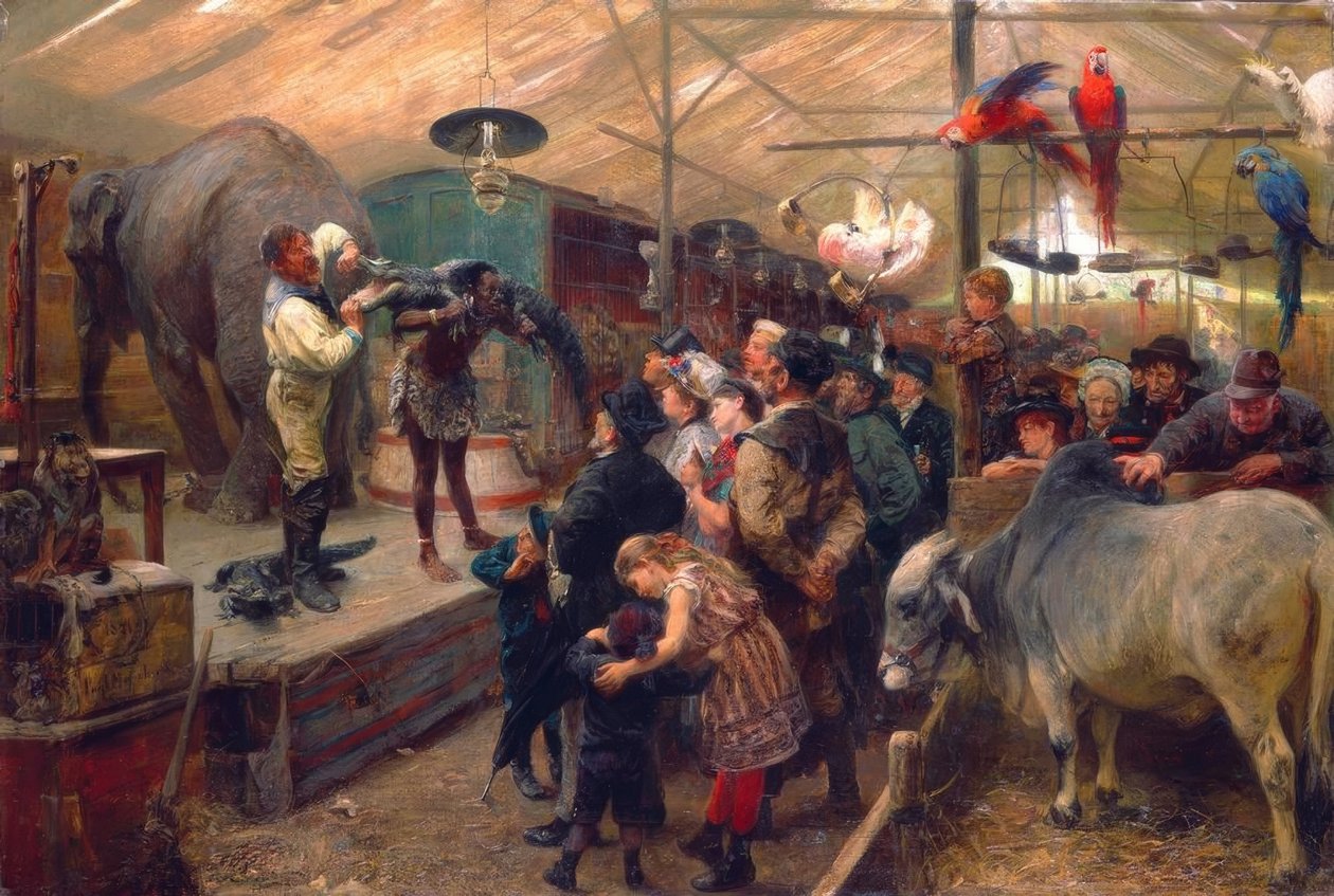 En la tienda de animales de Paul Friedrich Meyerheim