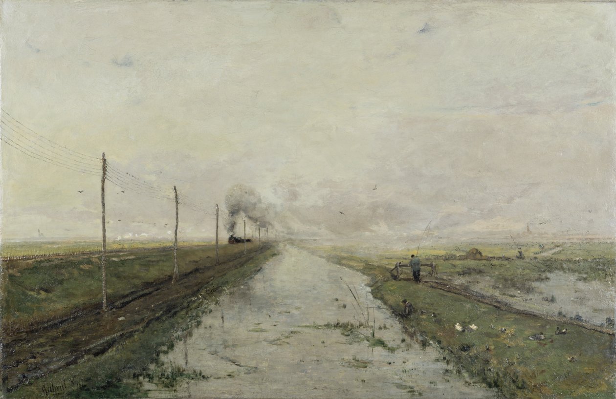 Paisaje con un Tren de Paul Joseph Constantin Gabriel