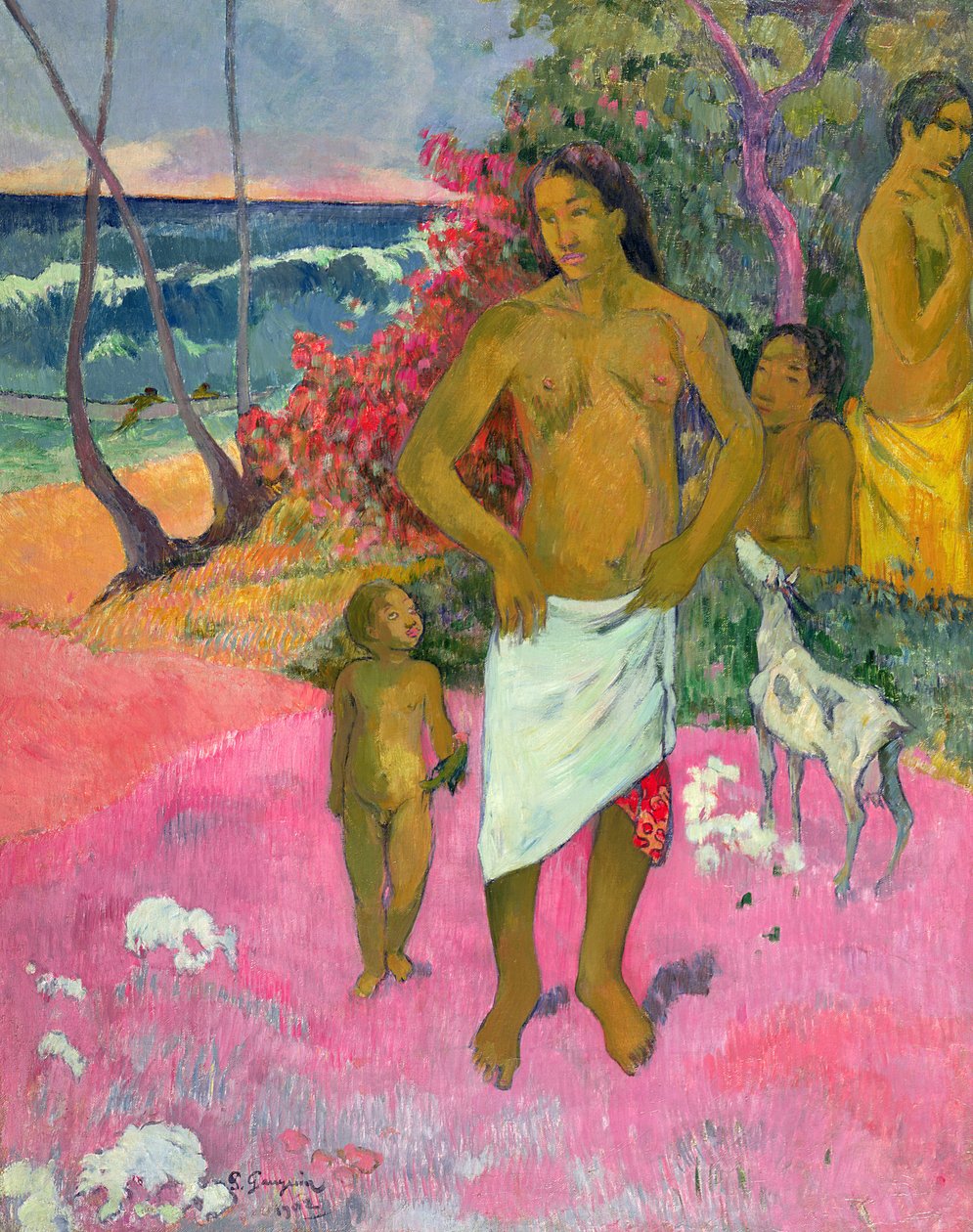 Un paseo junto al mar, 1902 de Paul Gauguin