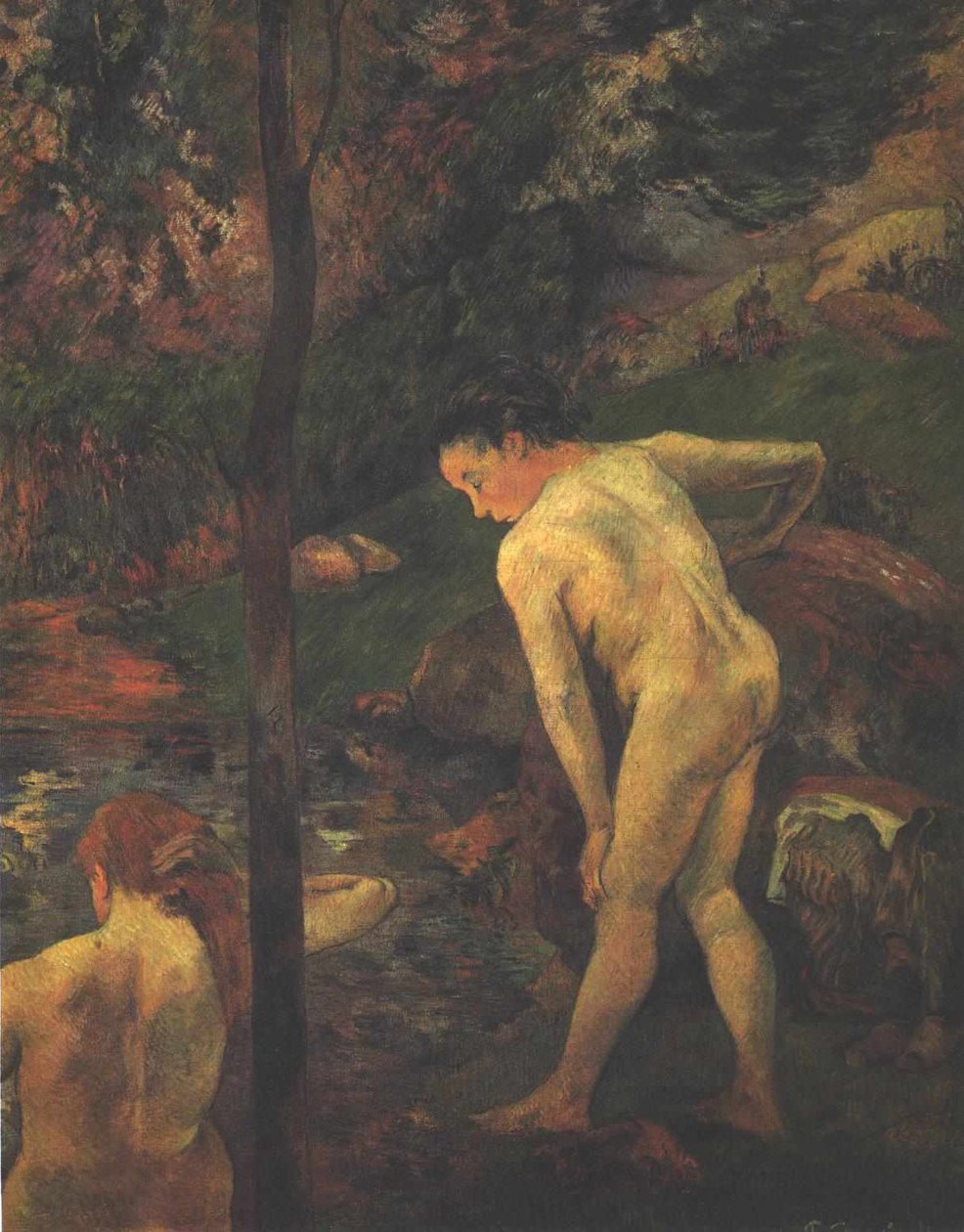 Bañistas de Paul Gauguin