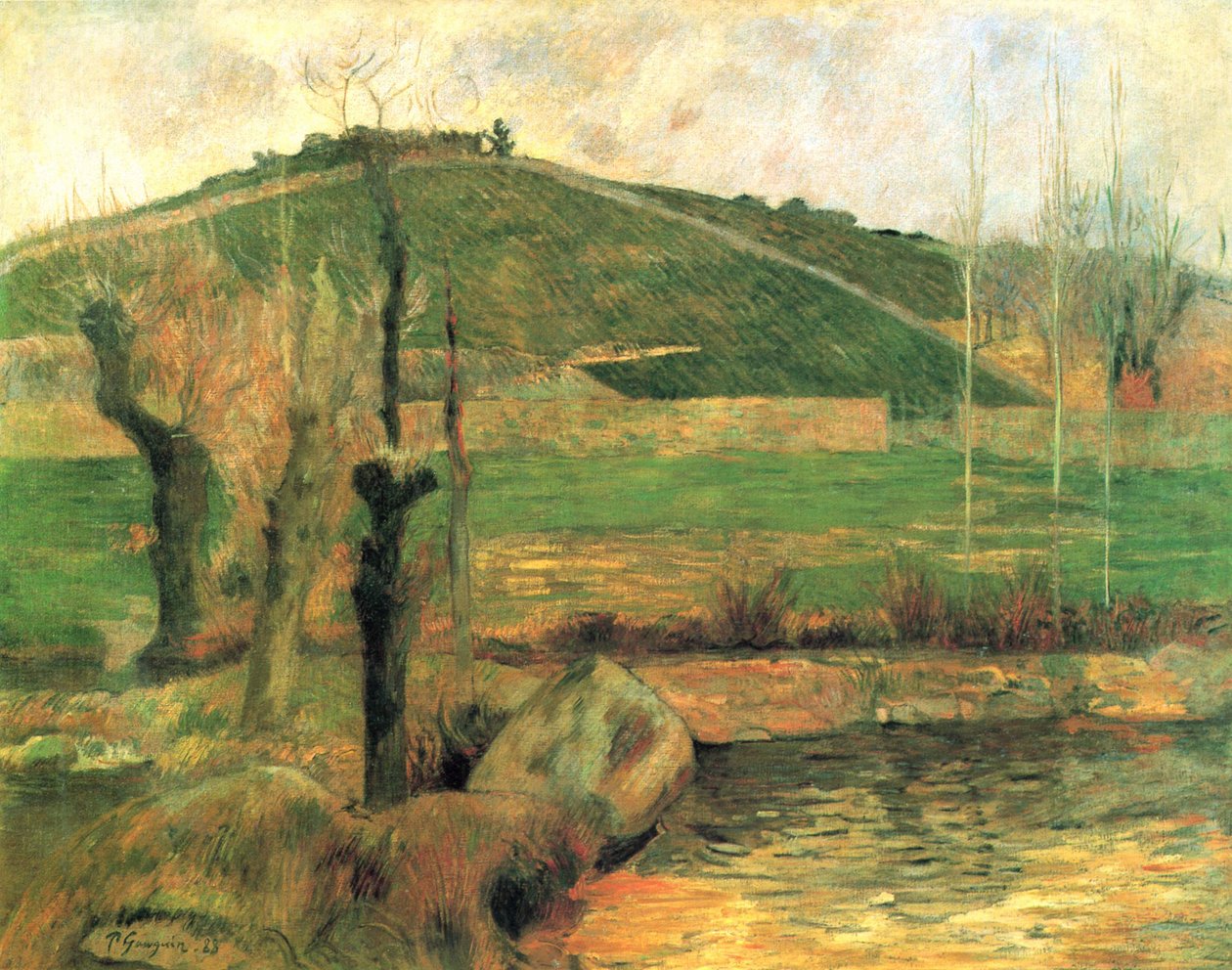 Vista de Sainte-Marguerite en los alrededores de Pont-Aven de Paul Gauguin