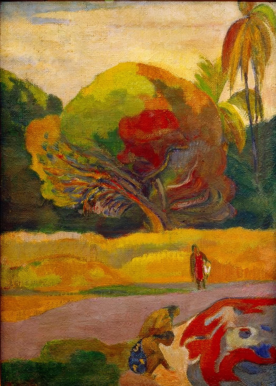 Mujeres en el río de Paul Gauguin