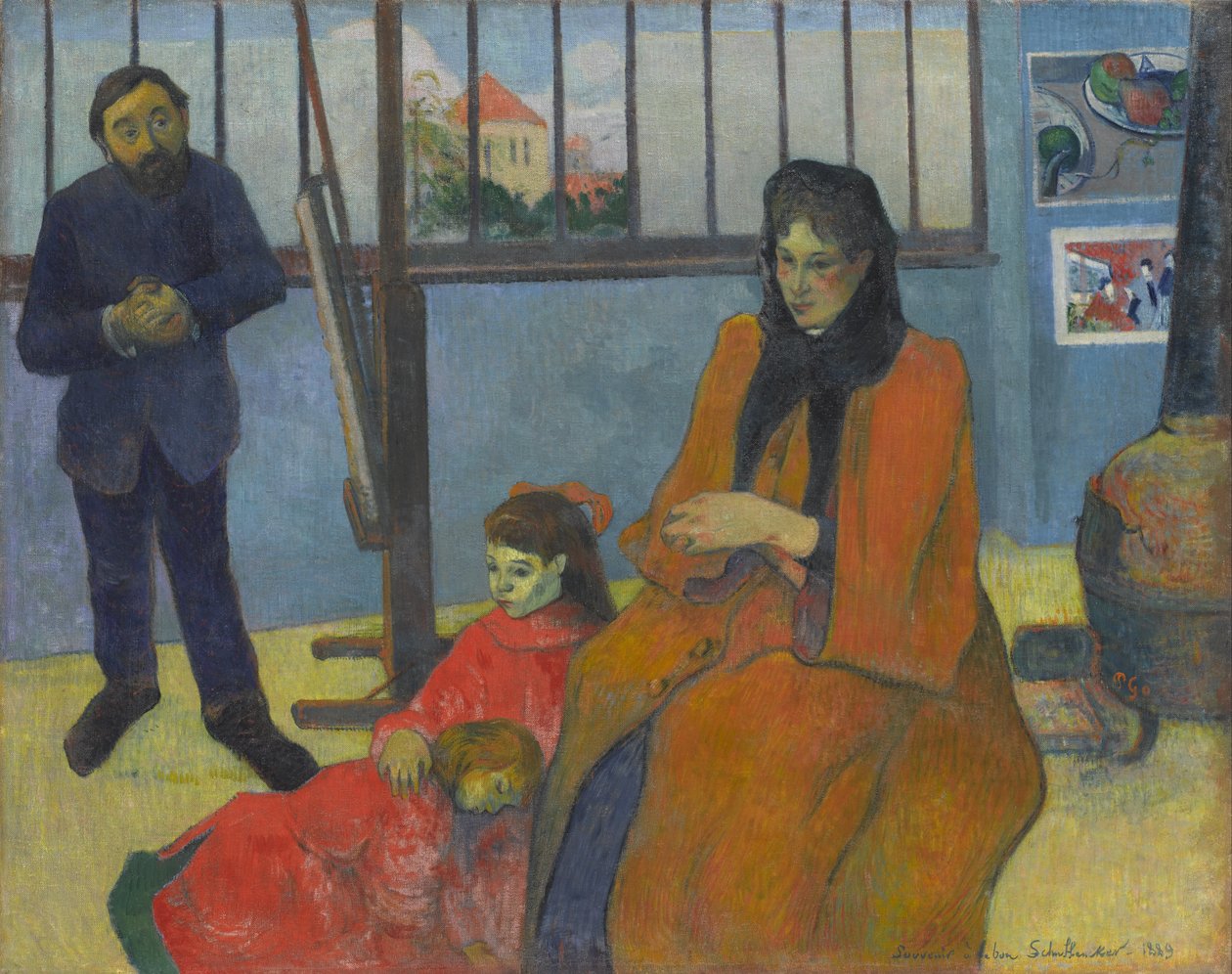 El estudio de Schuffenecker, o La familia Schuffenecker de Paul Gauguin