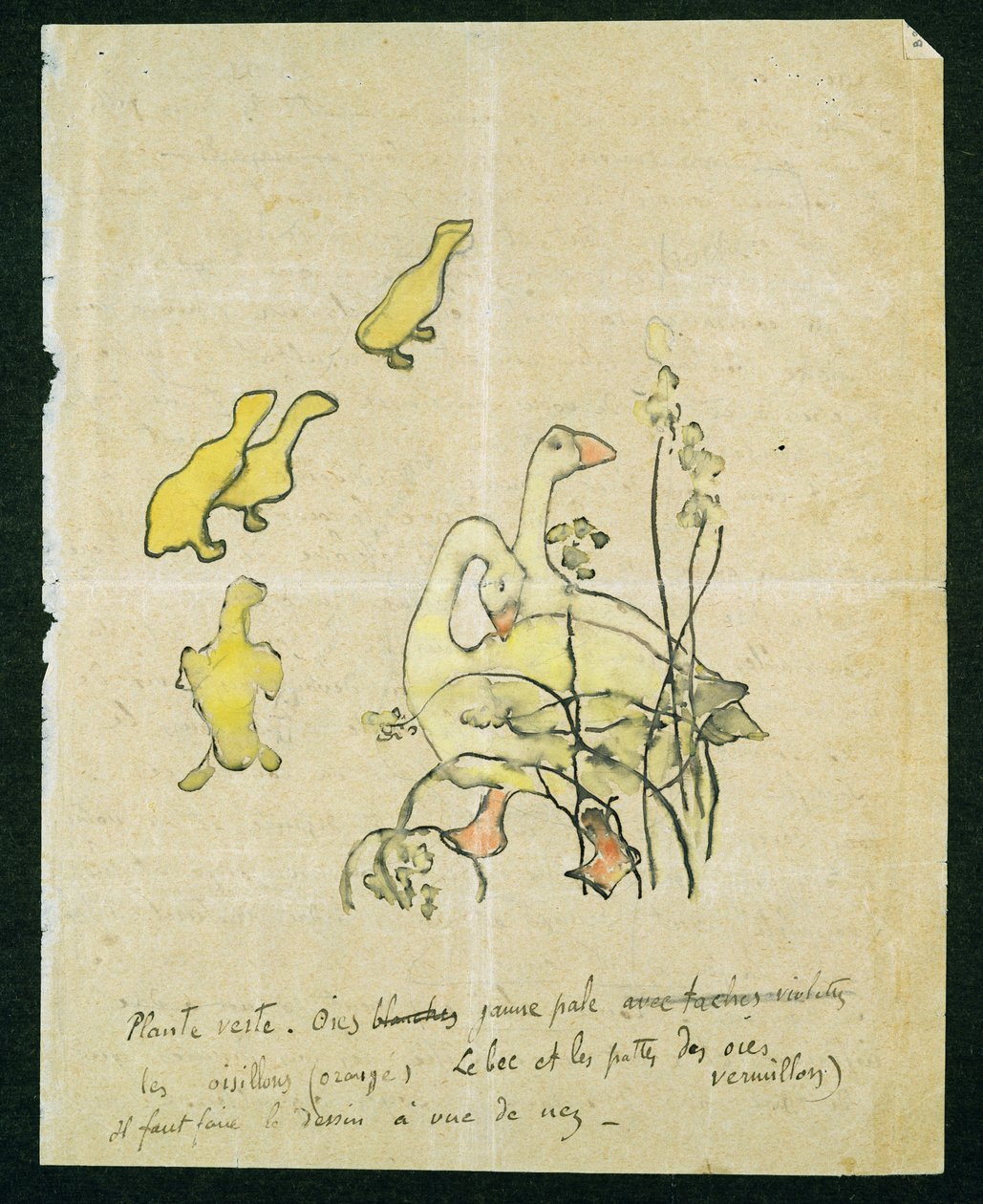 Gansos y Gansitos de Paul Gauguin