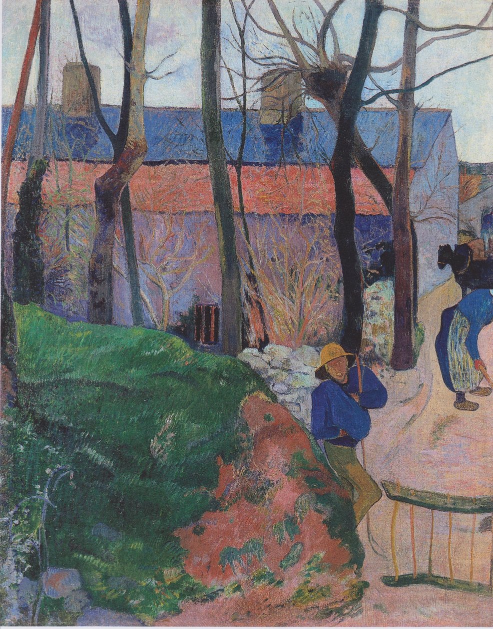 Casas en Le Pouldu de Paul Gauguin