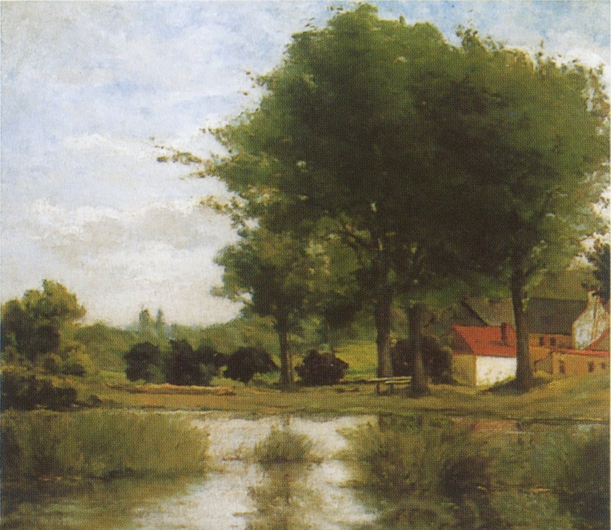Paisaje en otoño de Paul Gauguin