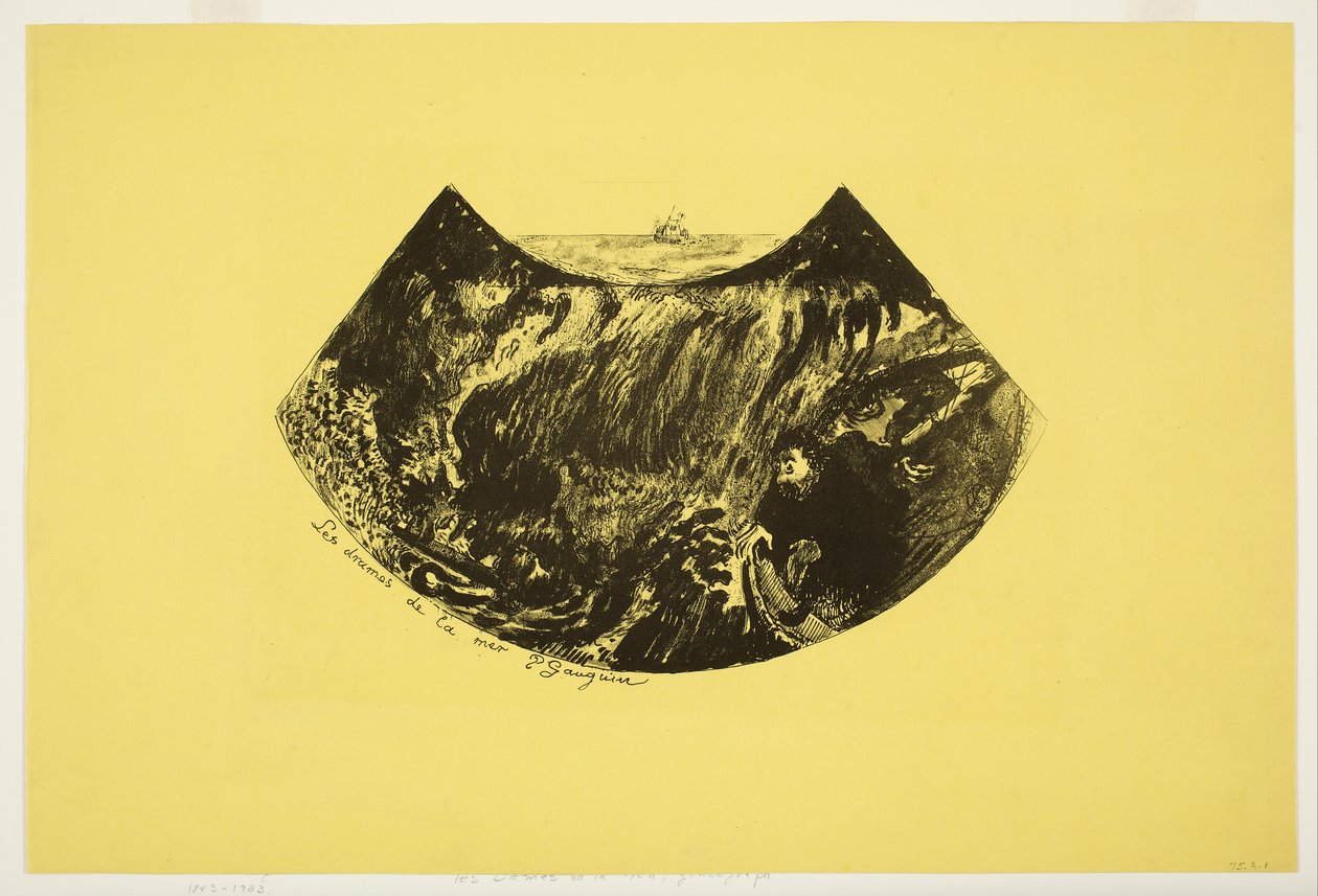 Los dramas del mar de Paul Gauguin