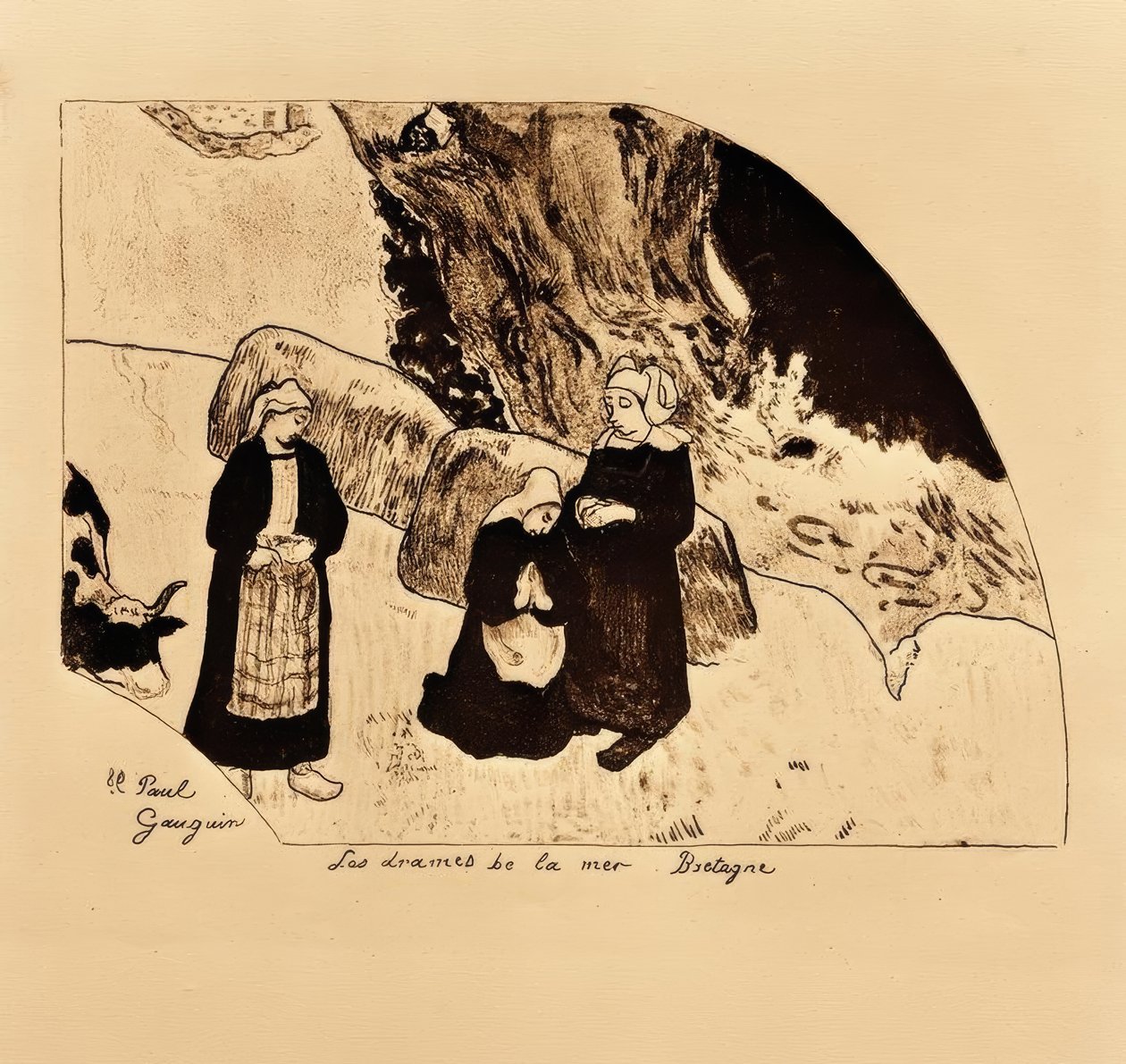 Los dramas del mar de Paul Gauguin