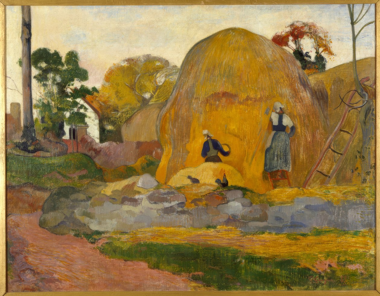 Las pilas amarillas o La cosecha rubia de Paul Gauguin