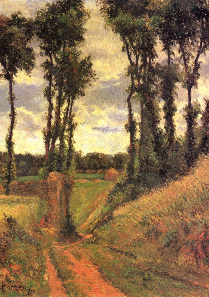 Álamos de Paul Gauguin