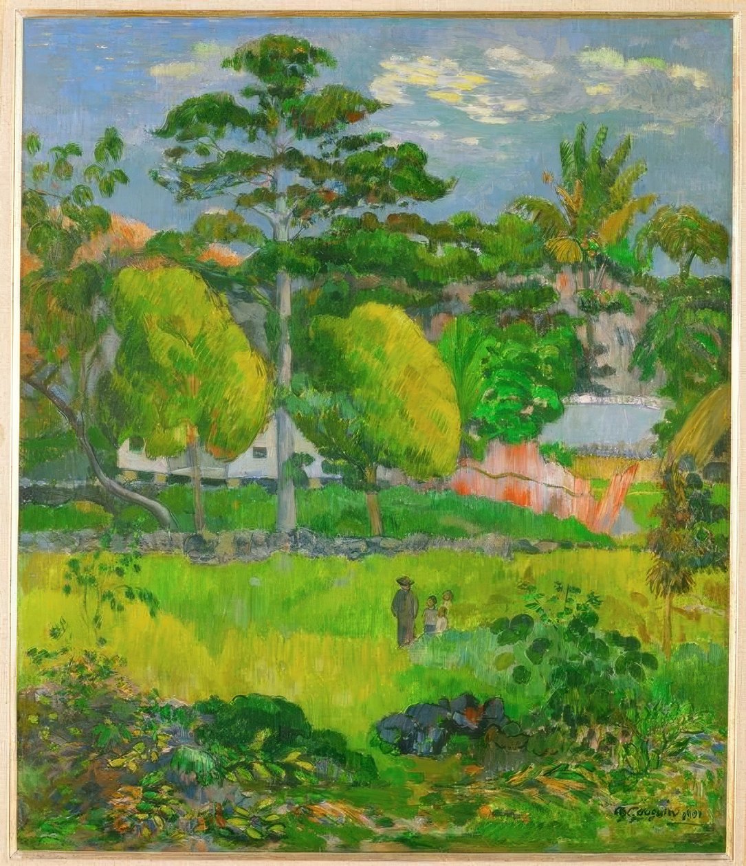 Paisaje de Paul Gauguin