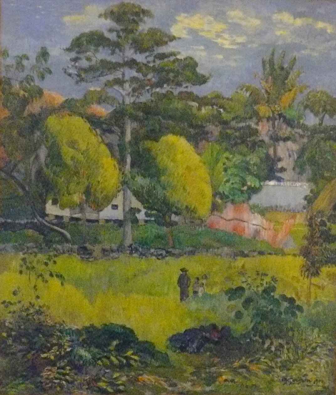 Paisaje, o Paseo familiar de Paul Gauguin