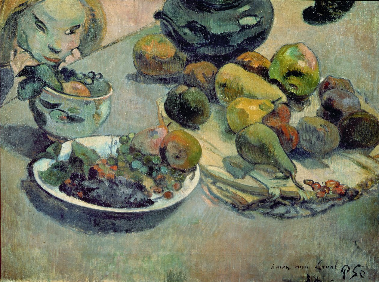 Naturaleza muerta con frutas, 1888 de Paul Gauguin