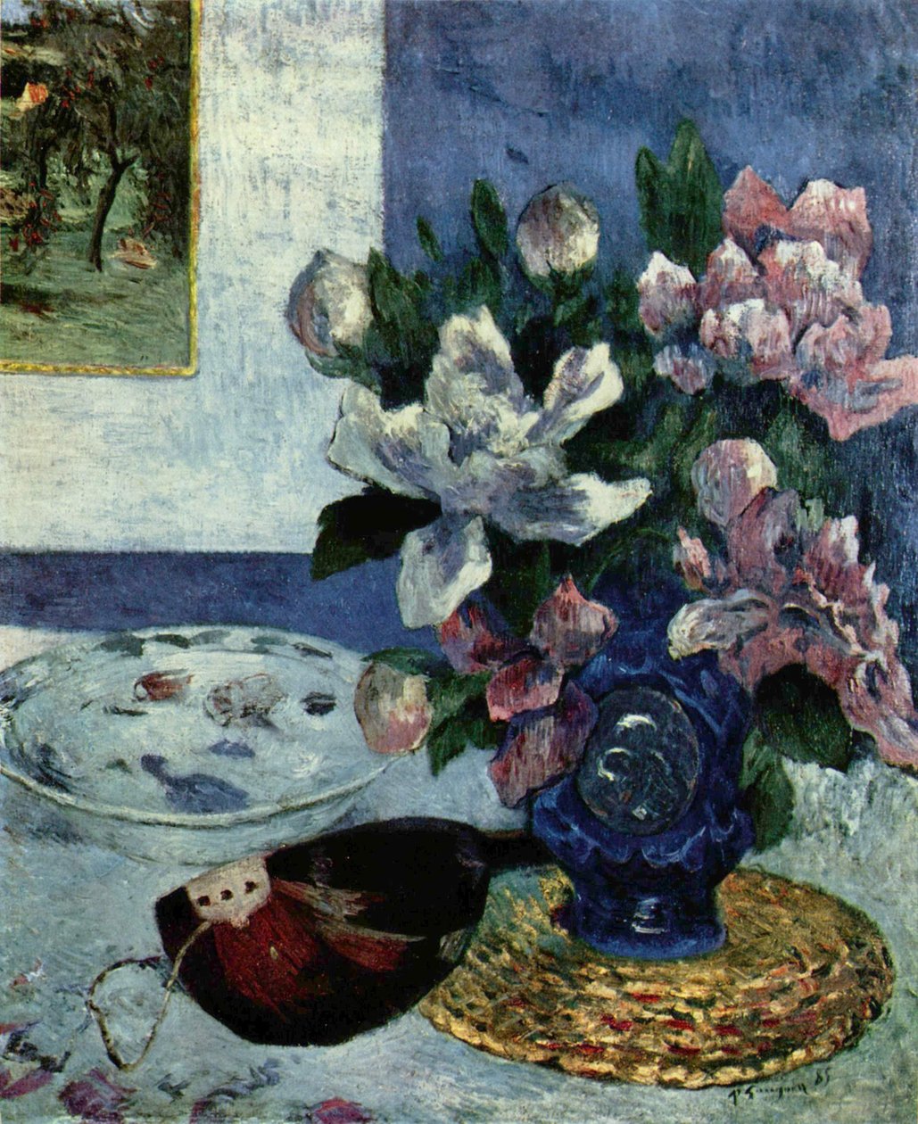 Naturaleza muerta con mandolina de Paul Gauguin