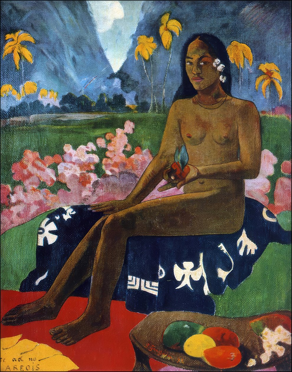 Tahiti: Te Aa No Areois (La semilla de los Areoi), Paul Gauguin (1892) de Paul Gauguin