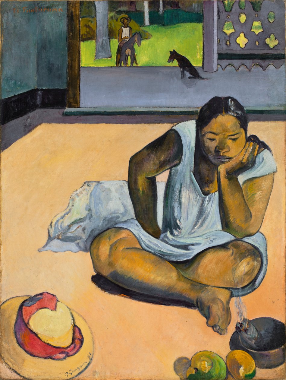 La mujer pensativa, 1891 de Paul Gauguin