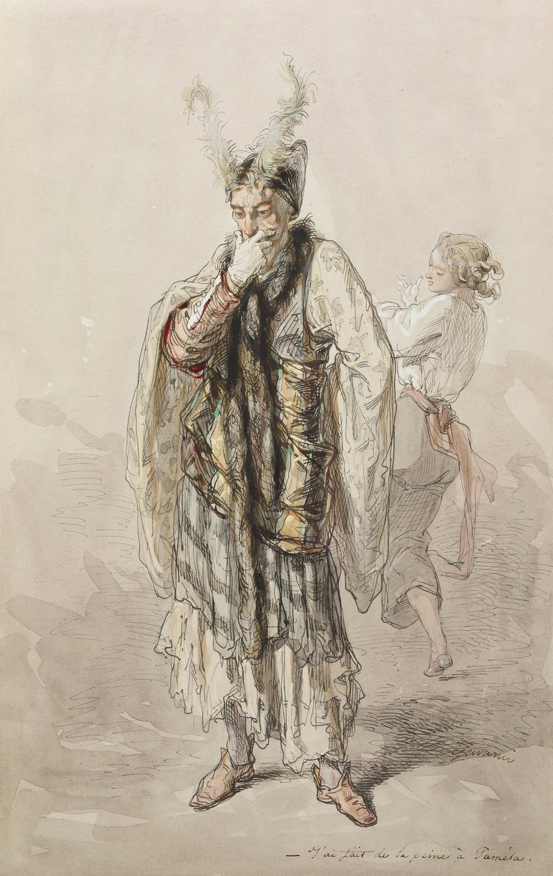 Actores de Paul Gavarni