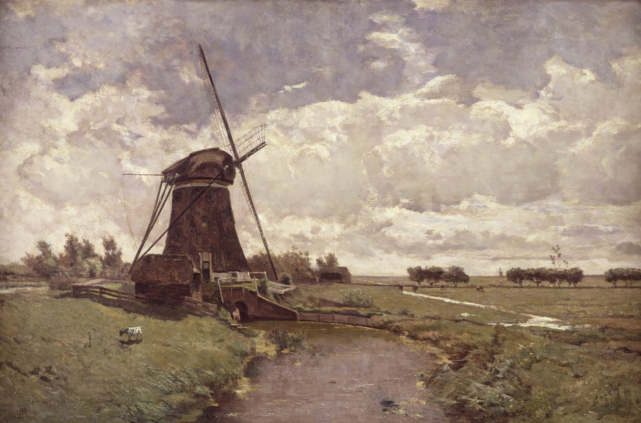 Molino de viento en Leidschendam de Paul Joseph Constantin Gabriel