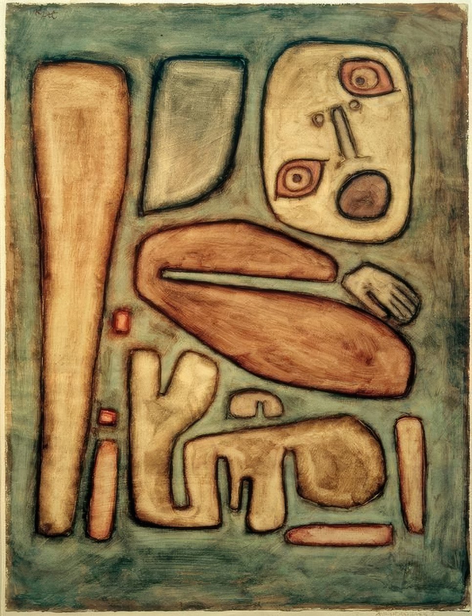 Estallido de angustia III de Paul Klee