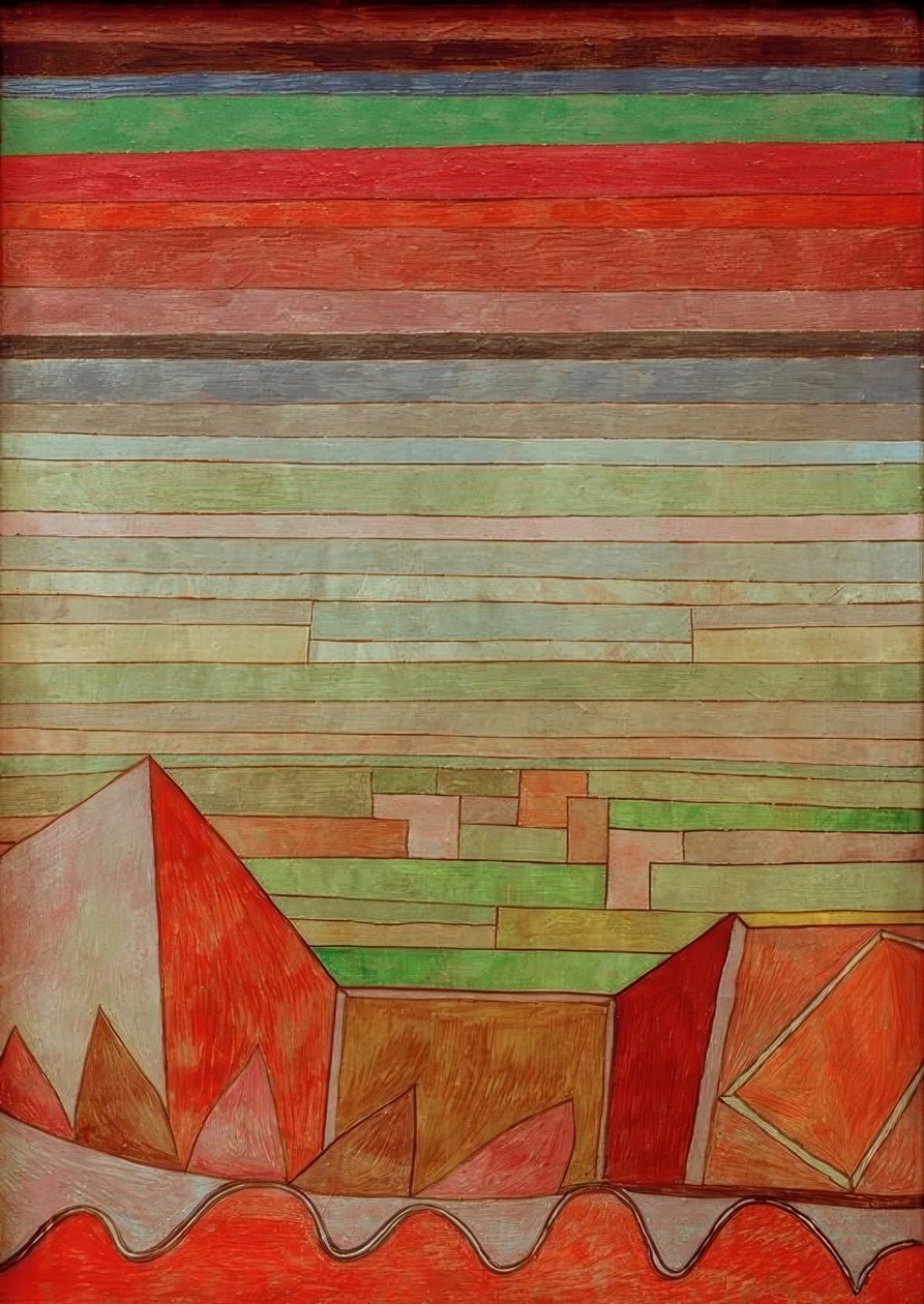 Vista del país frutal de Paul Klee