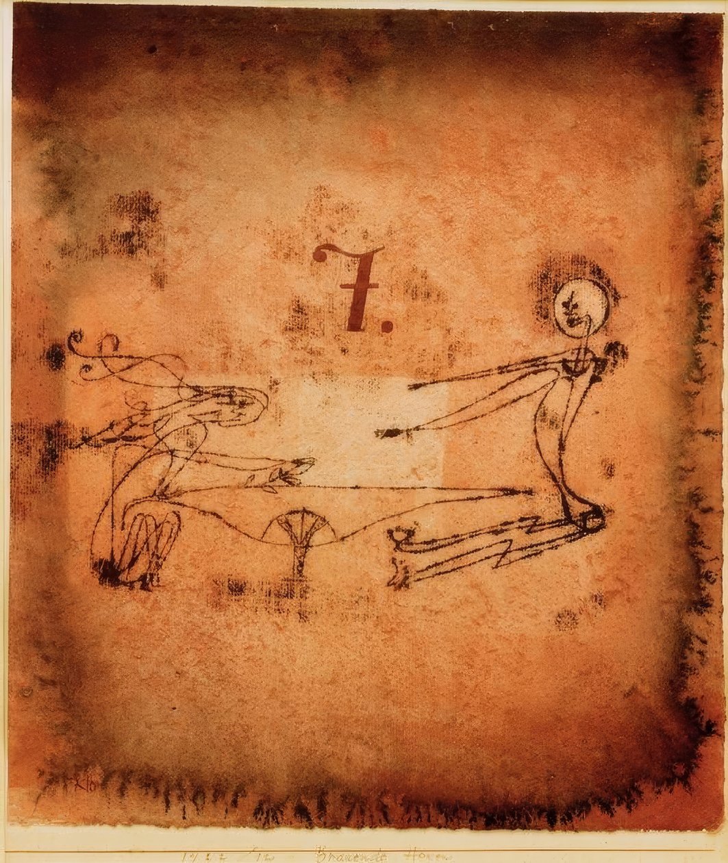 Brujas preparando pociones de Paul Klee