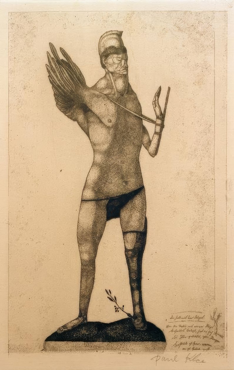 El héroe con el ala de Paul Klee