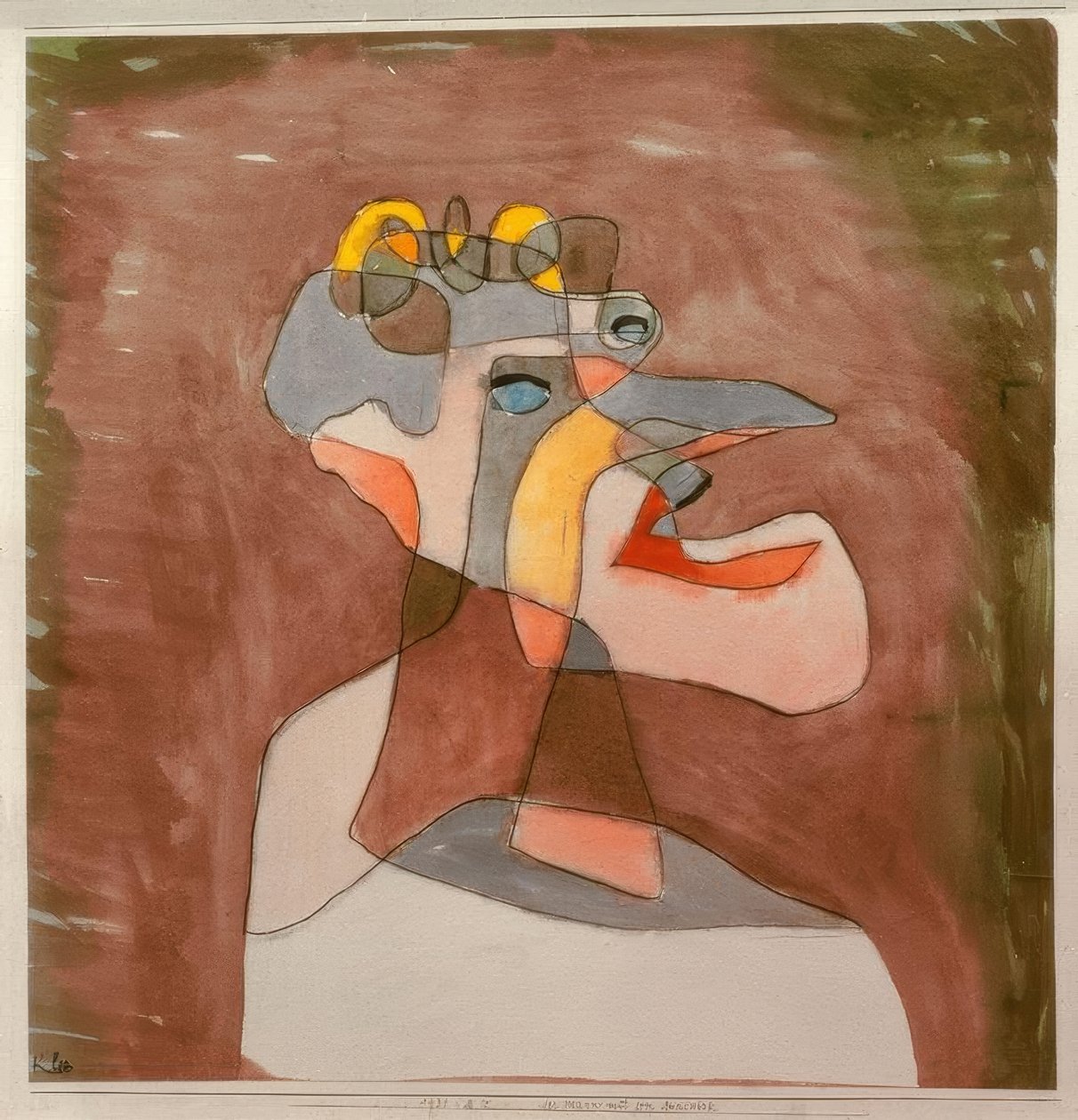 El hombre con la boca grande de Paul Klee