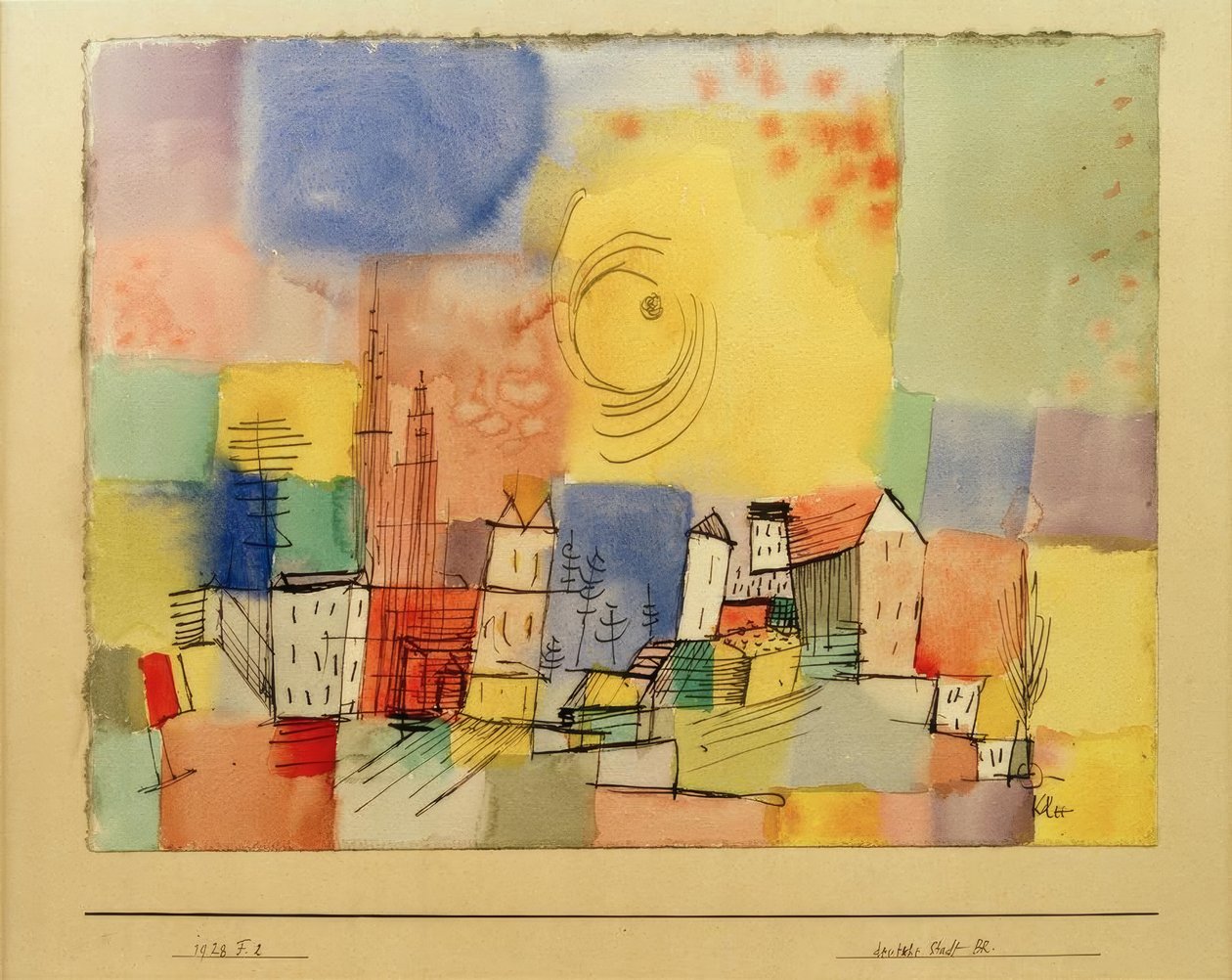 Ciudad alemana BR de Paul Klee