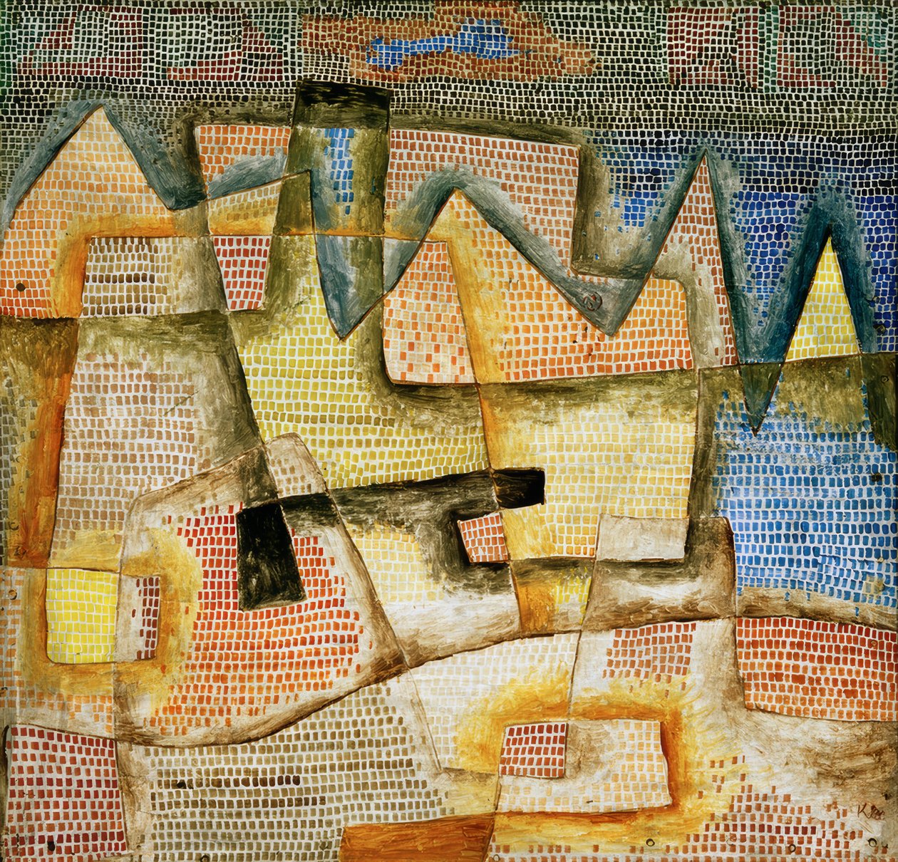 Costa rocosa de Paul Klee