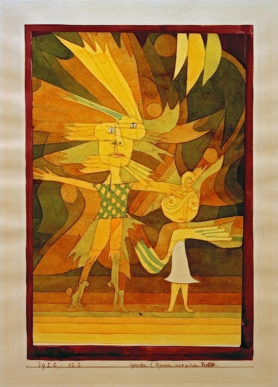 Genios (Figuras de un ballet) de Paul Klee