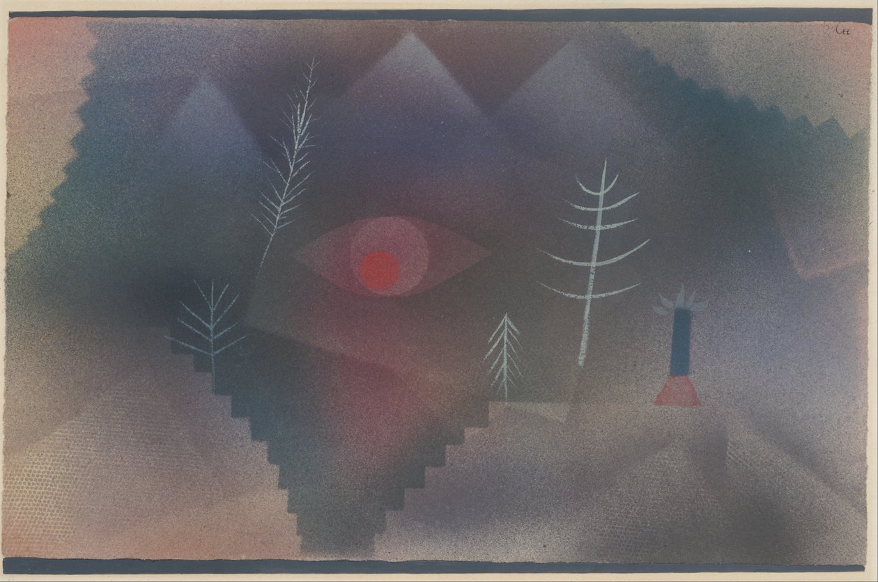 Vista de un paisaje de Paul Klee