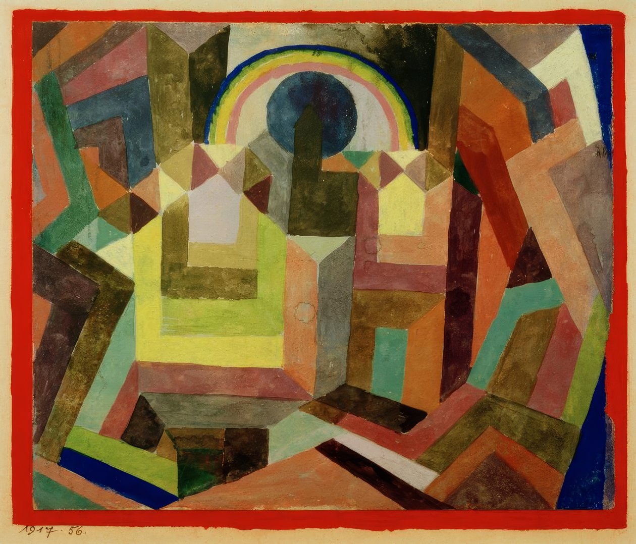 Con el arco iris de Paul Klee