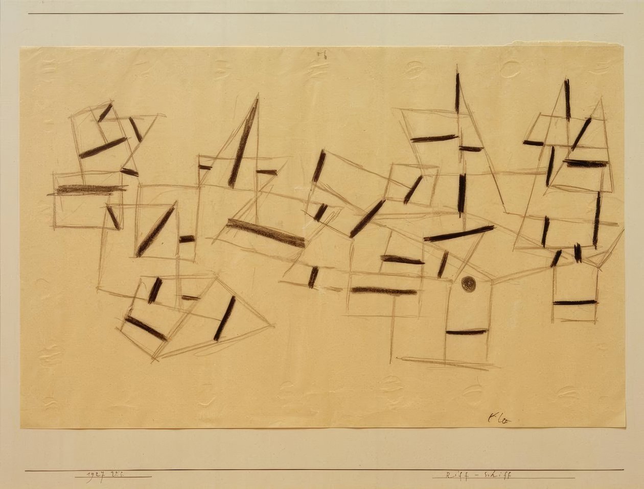 Barco de arrecife de Paul Klee
