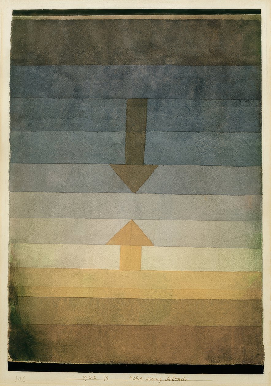 Divorcio por la tarde de Paul Klee