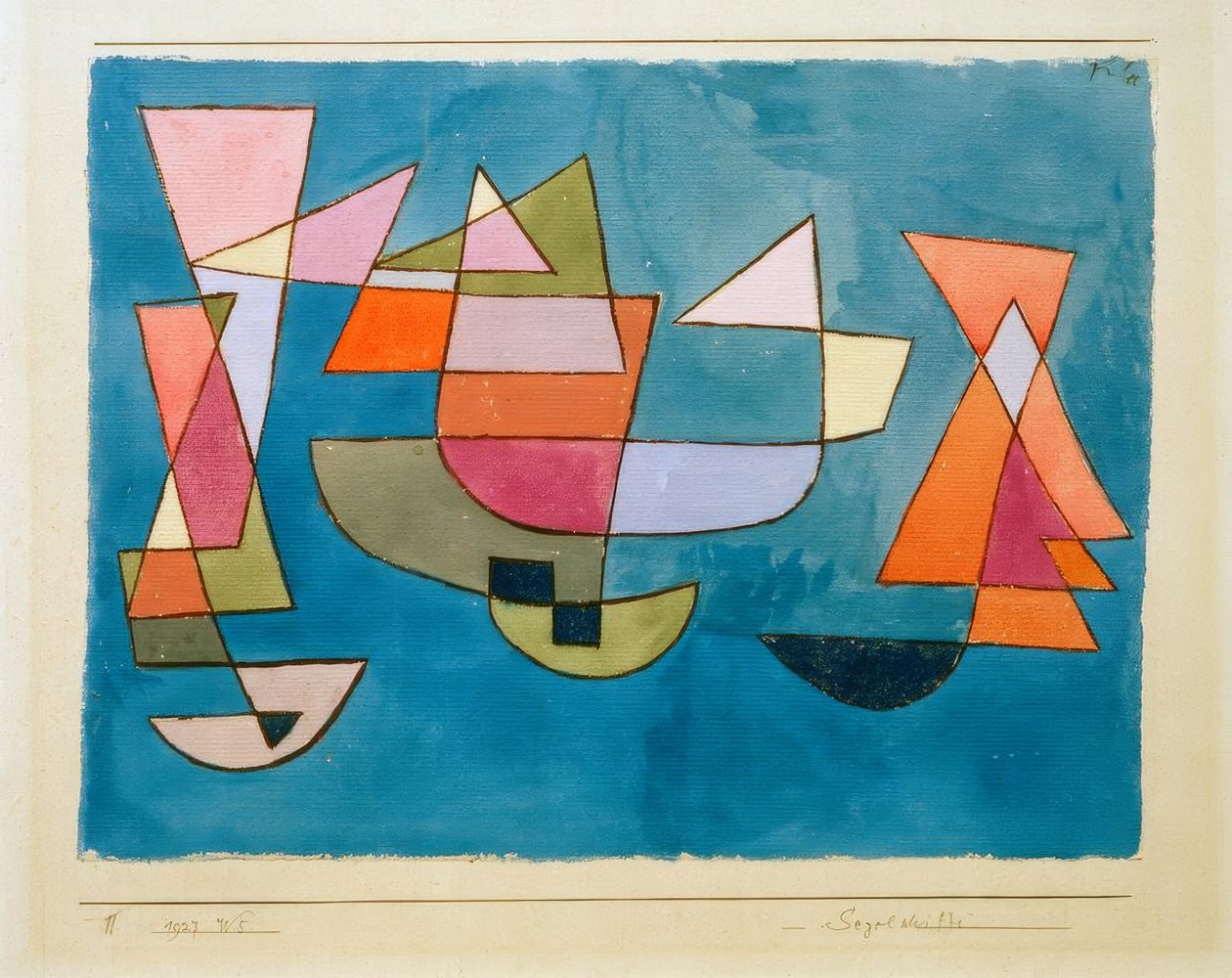 Veleros de Paul Klee