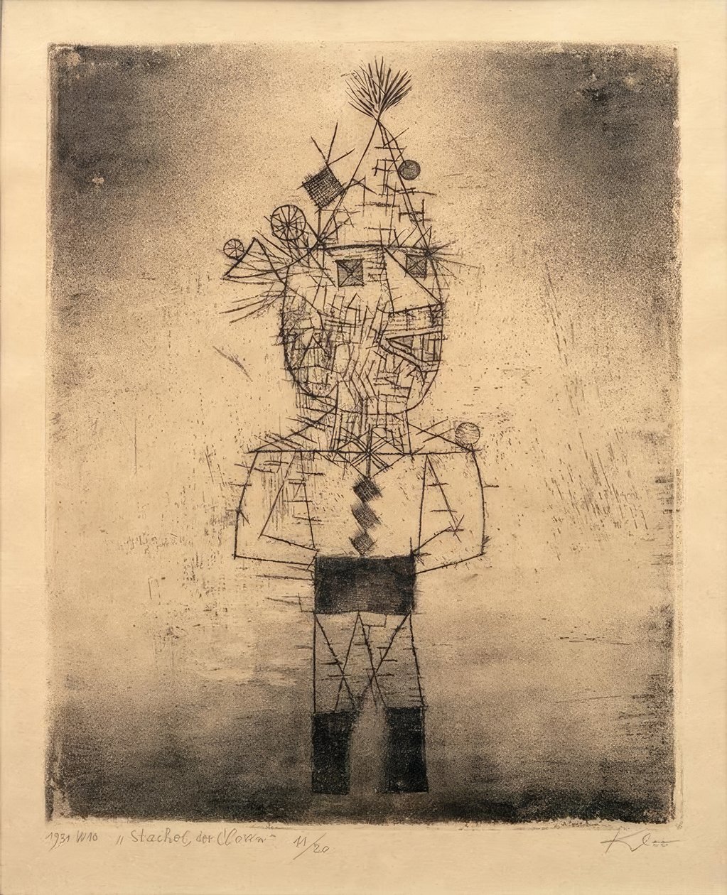Stachel el payaso de Paul Klee