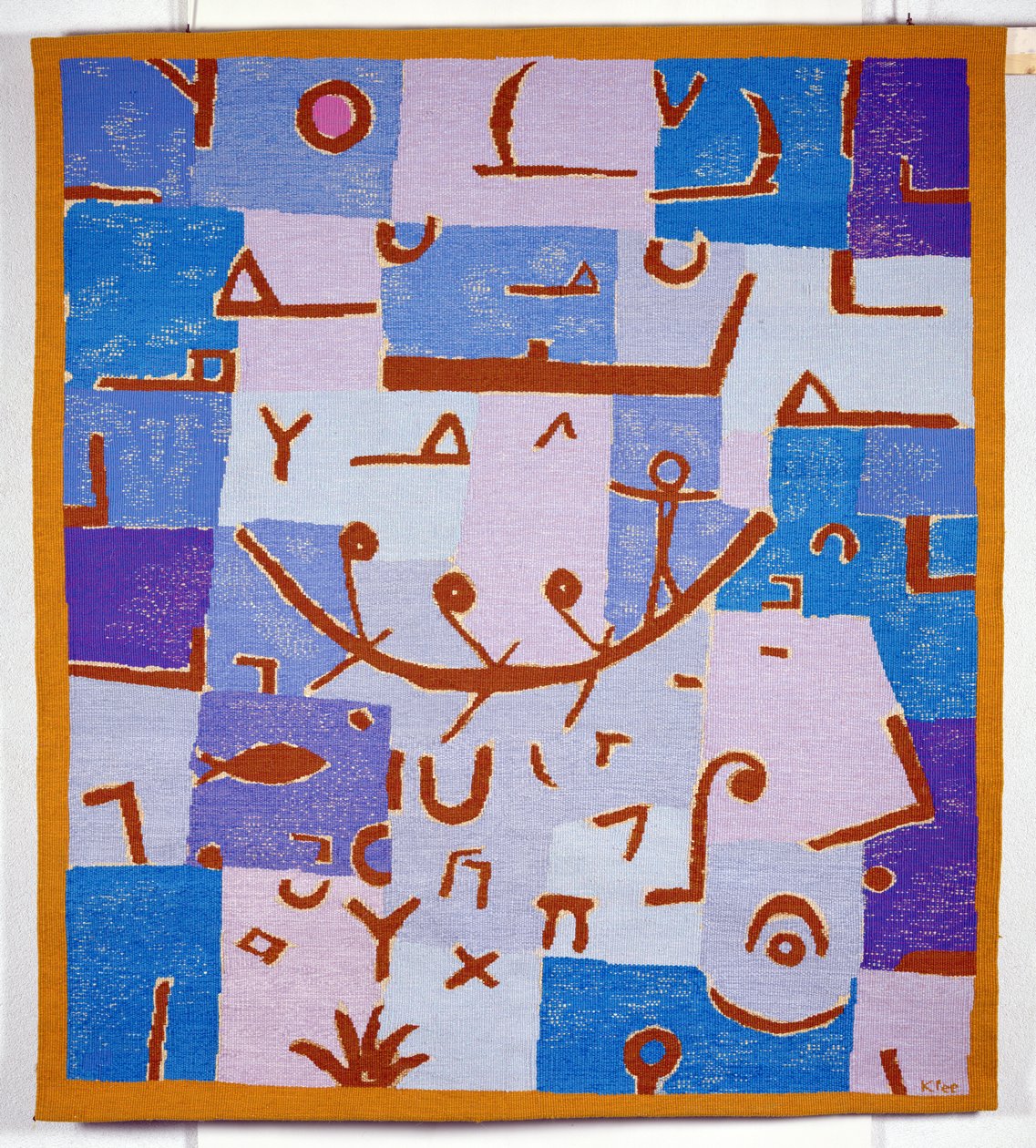 La leyenda del Nilo, por P. Daquin después de un dibujo al pastel, 1971 de Paul Klee