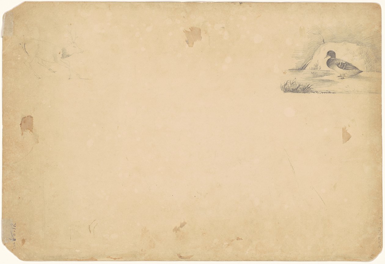 Un pato y un ciervo, 1831 de Paul Lacroix