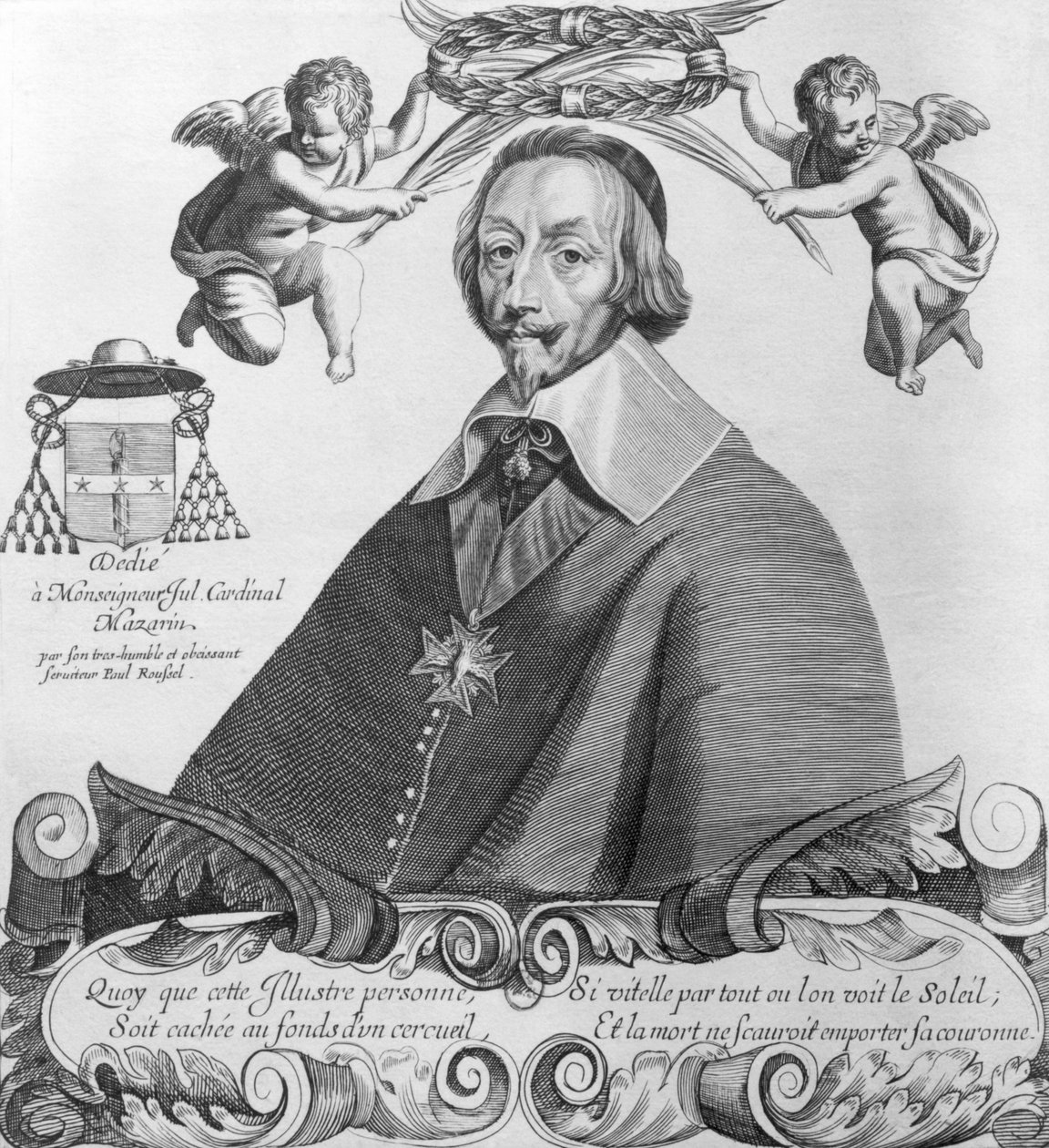 Retrato del Cardenal de Richelieu (1585-1642) de Paul Marie Roussel